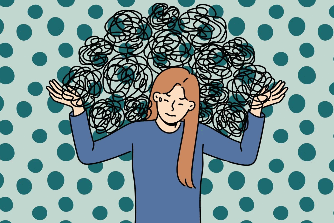 mujer con demasiada carga mental